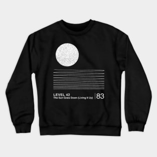 Level 42 /// Minimalist Graphic Artwork Design Crewneck Sweatshirt